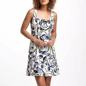 Vanessa Virginia Ink Set Blooms Floral Dress